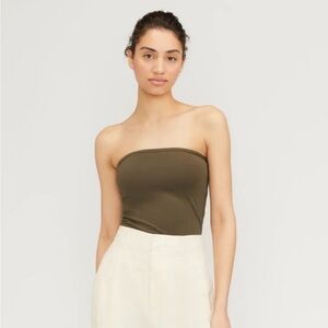 Everlane Olive tube top